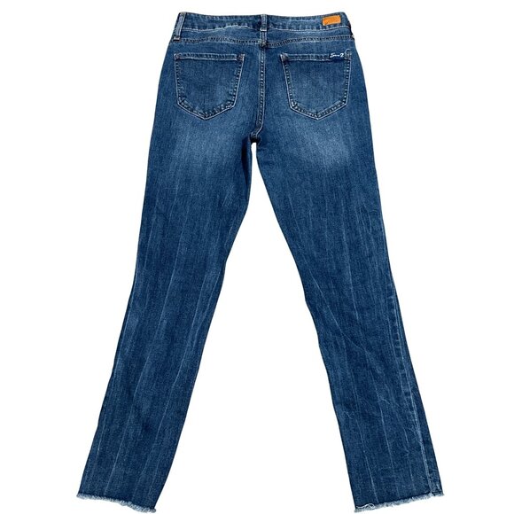 Seven7 Weekend Slim Fit Jean Flattering Straight Leg Super Stretch Denim Size 4 - Picture 2 of 14